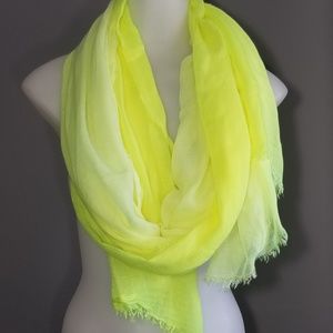NEON YELLOW SCARF